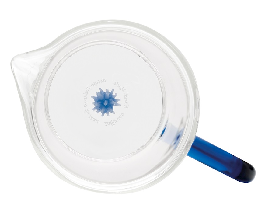 Caraffa Teca Mare riccio blu Zafferano