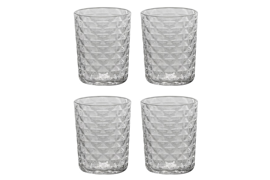 Tumbler glass Shot Veneziano Mixology 4 pieces Zafferano