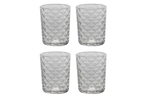 Tumbler glass Shot Veneziano Mixology 4 pieces Zafferano