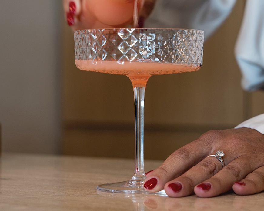 Champagne goblet Veneziano Mixology 4 pieces Zafferano