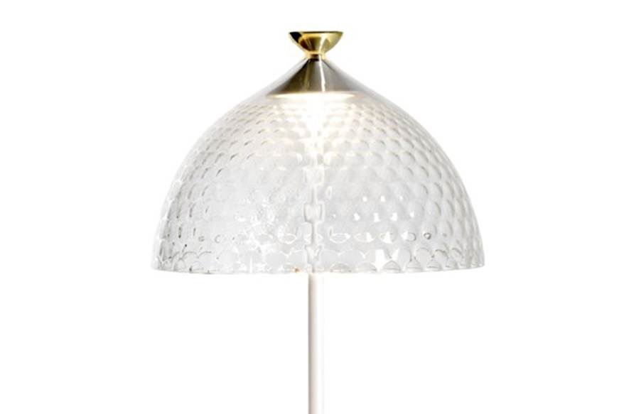 Pumo Lamp trasparente e bianco Kartell