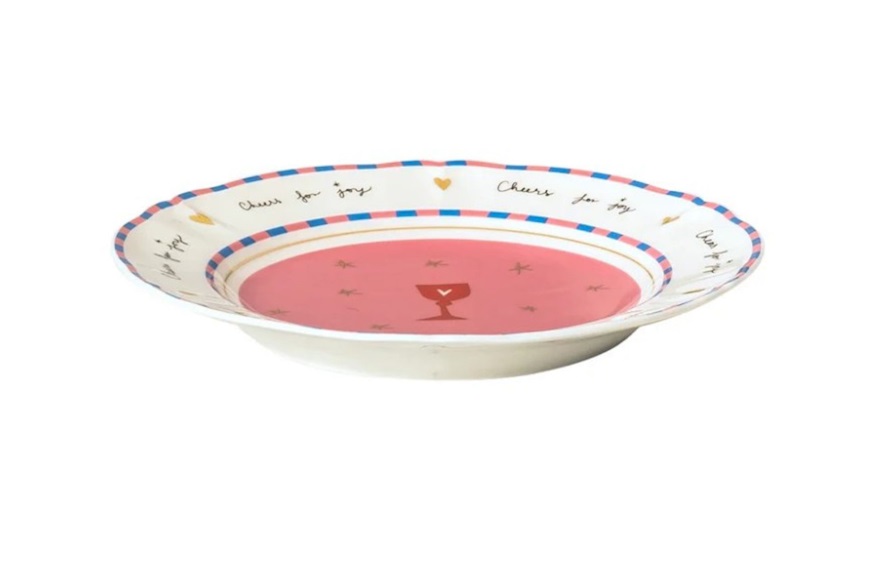Piatto frutta Il Frutto della Passione porcellana Bicchiere Bitossi home