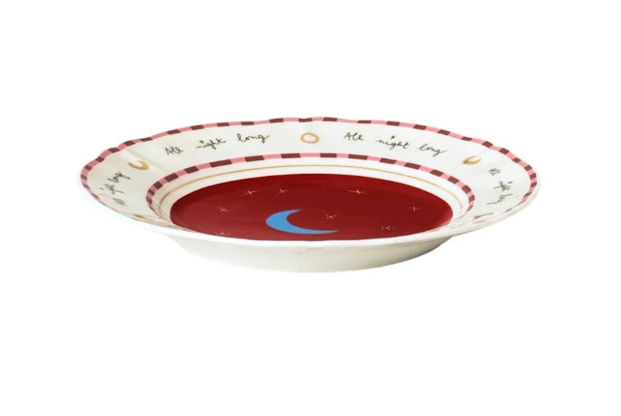 Piatto frutta Il Frutto della Passione porcellana Luna Bitossi home