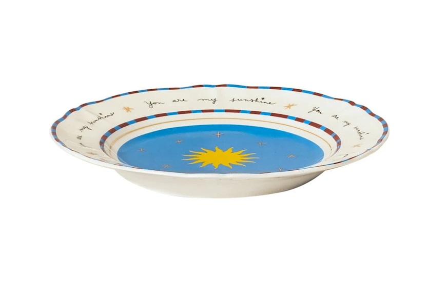 Piatto frutta Il Frutto della Passione porcellana Sole Bitossi home