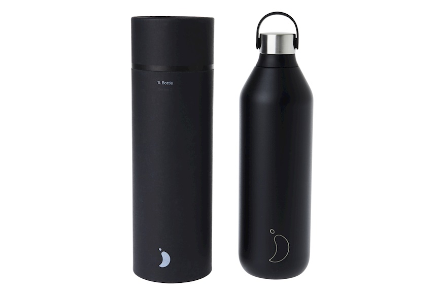 Bottiglia termica acciaio nero abisso Chilly's Bottles