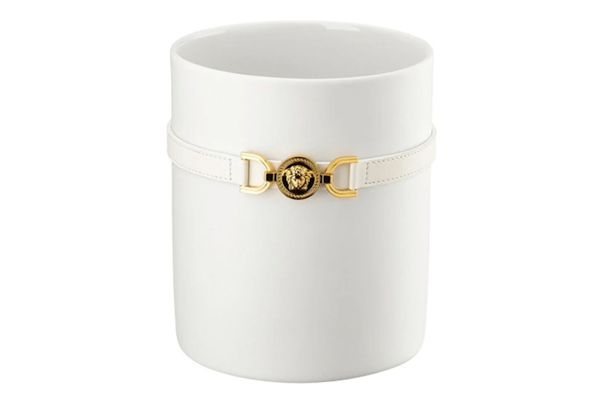 Vaso Medusa 95 porcellana bianco Versace