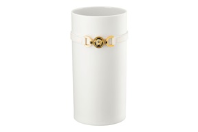 Vase Medusa 95 porcelain white Versace