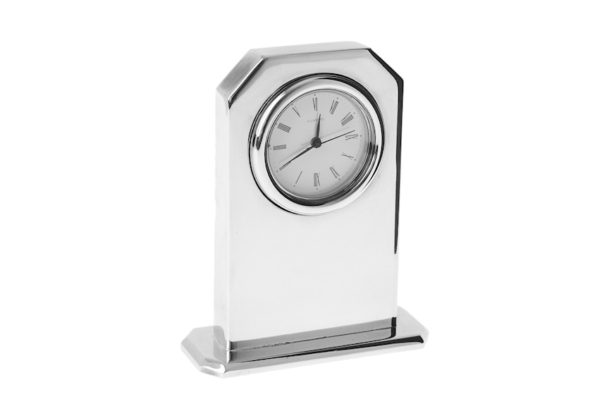 Orologio da Tavolo argento lucido Selezione Zanolli