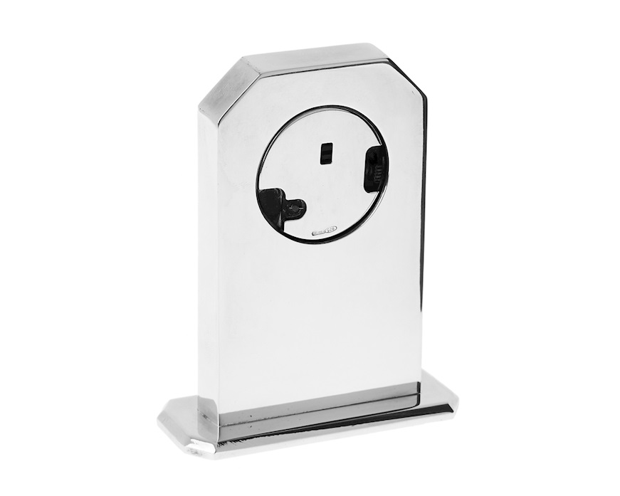 Table Clock silver Selezione Zanolli