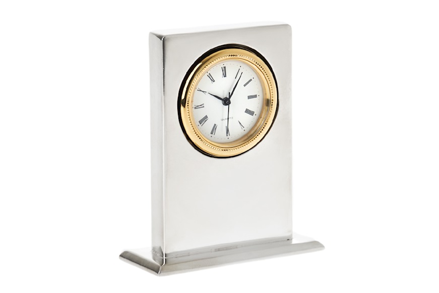 Orologio da Tavolo argento lucido Selezione Zanolli
