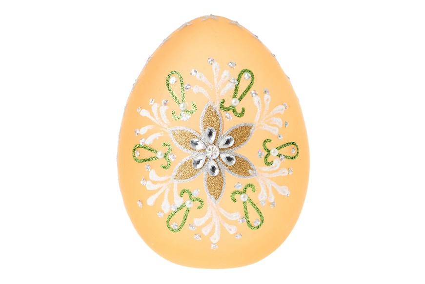 Decorated luminous egg with LED light Selezione Zanolli
