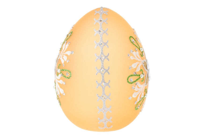 Decorated luminous egg with LED light Selezione Zanolli