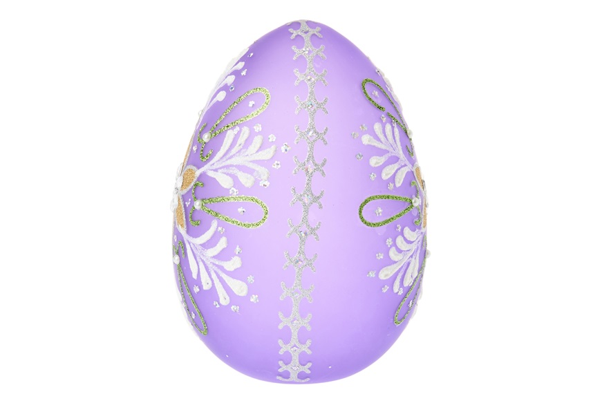 Decorated luminous egg with LED light Selezione Zanolli