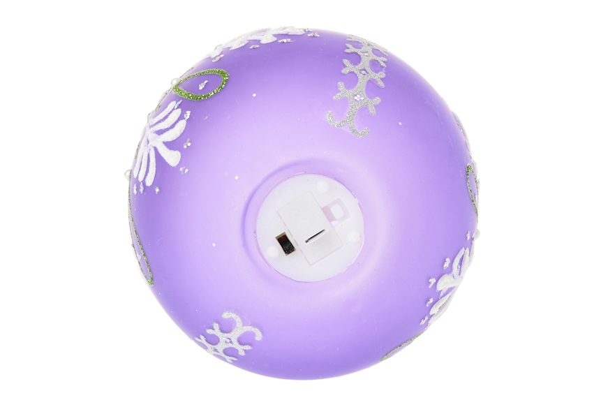 Decorated luminous egg with LED light Selezione Zanolli