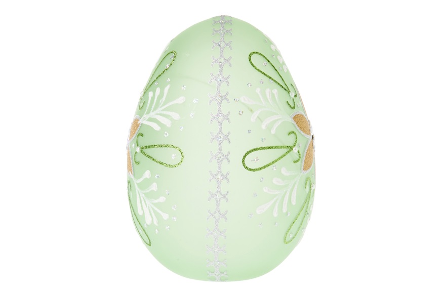 Decorated luminous egg with LED light Selezione Zanolli