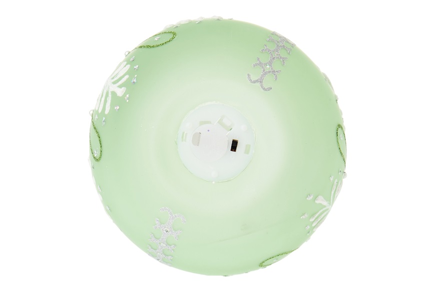Decorated luminous egg with LED light Selezione Zanolli