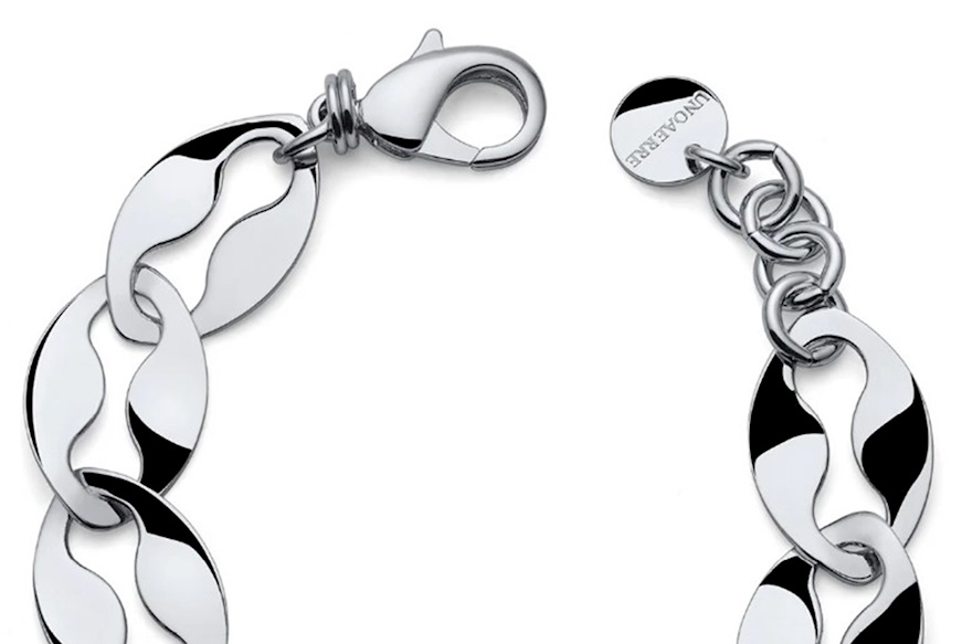Bracciale Dinamica in bronzo bianco Unoaerre