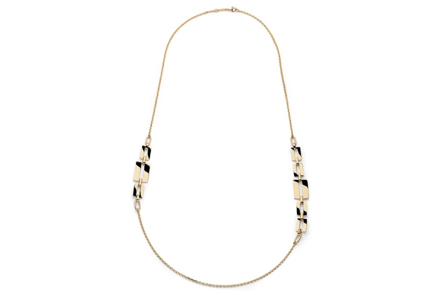 Collana Dinamica in bronzo dorato Unoaerre