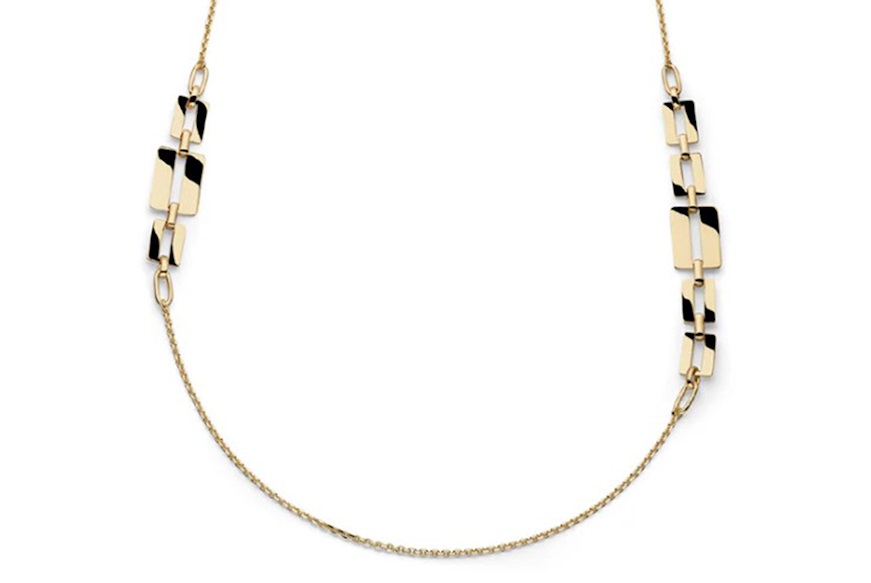Collana Dinamica in bronzo dorato Unoaerre