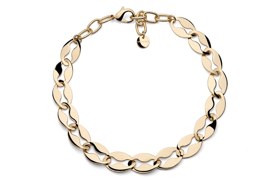 Collana Dinamica in bronzo dorato Unoaerre