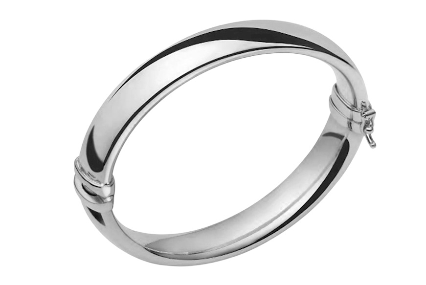 Bracciale rigido Classica in bronzo bianco Unoaerre