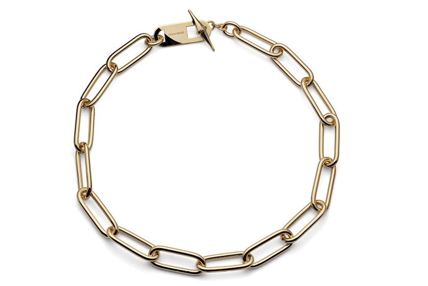 Necklace Classica in gilded bronze Unoaerre