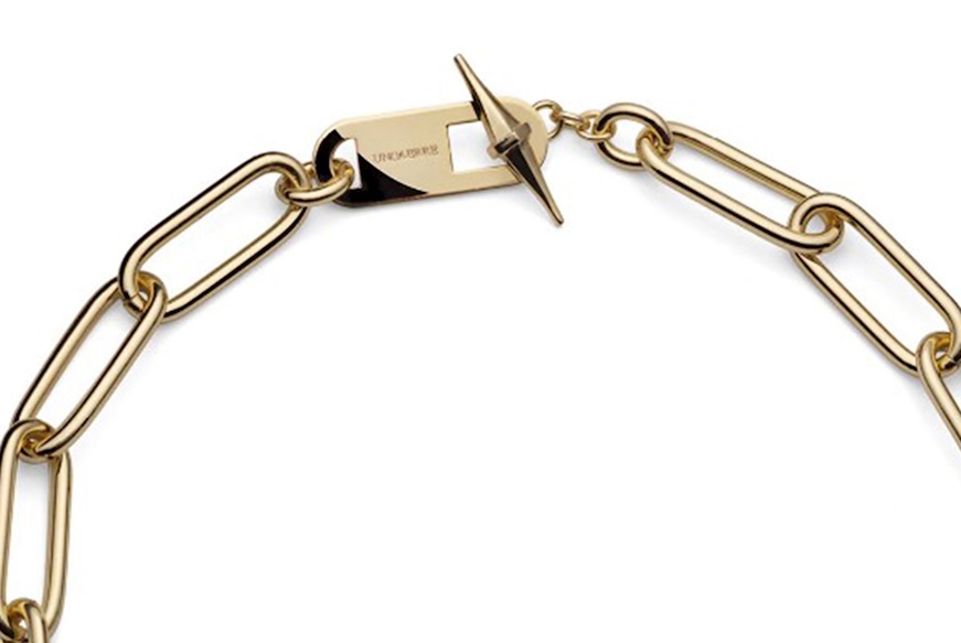 Necklace Classica in gilded bronze Unoaerre
