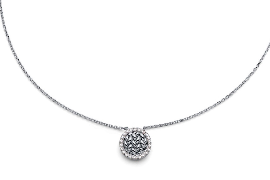 Collana Chicco argento con pendente zirconi Unoaerre