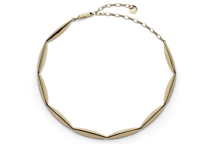 Collana Aria argento dorato Unoaerre