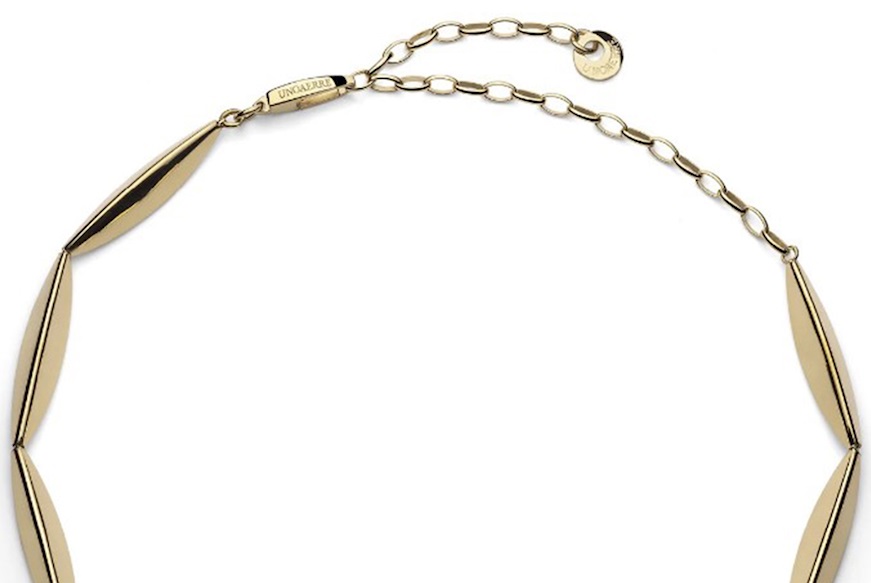 Collana Aria argento dorato Unoaerre