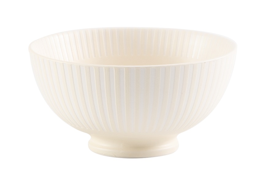Bowl Levante porcelain ivory Zafferano