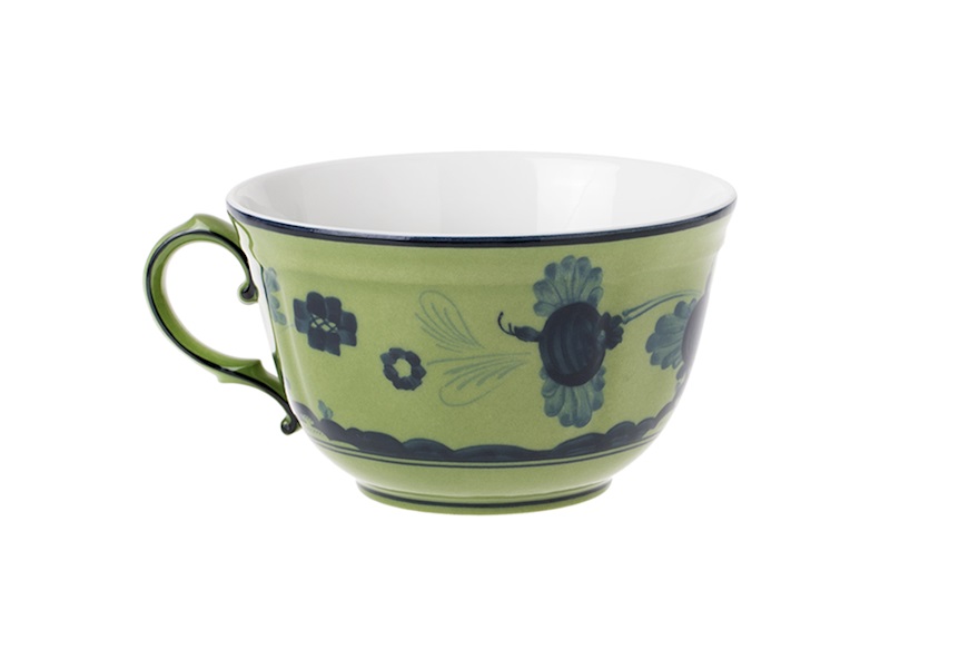 Tea cup Oriente Italiano Malachi porcelain Richard Ginori