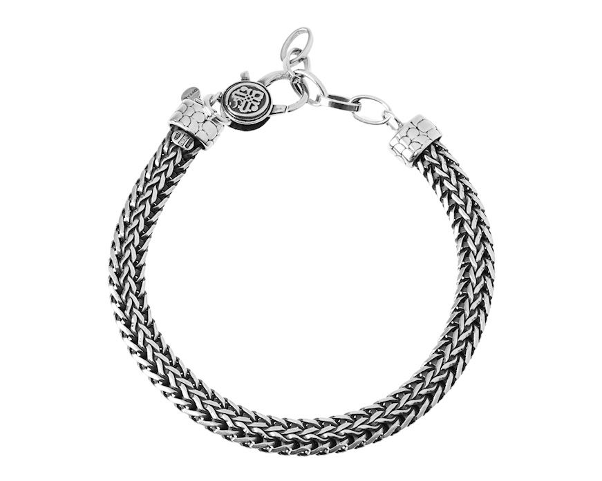 Bracciale uomo Deep argento a maglia snake Sovrani