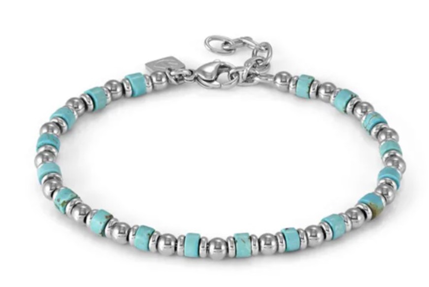 Bracciale Uomo Instinctstyle Sea acciaio turchese Nomination