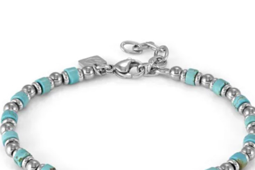 Bracciale Uomo Instinctstyle Sea acciaio turchese Nomination