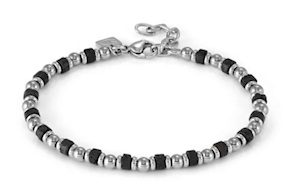 Bracelet Instinctstyle Sea steel lava stone Nomination