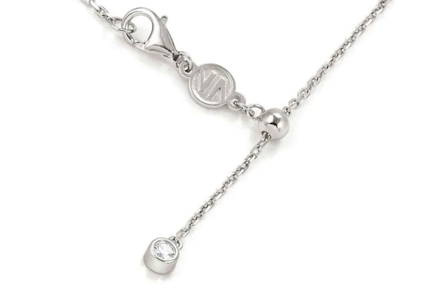 Collana Shine Me Up argento Farfalla Rosa Nomination
