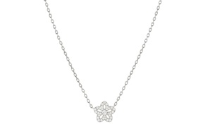 Collana Sweet Madame argento Fiore Bianco Nomination