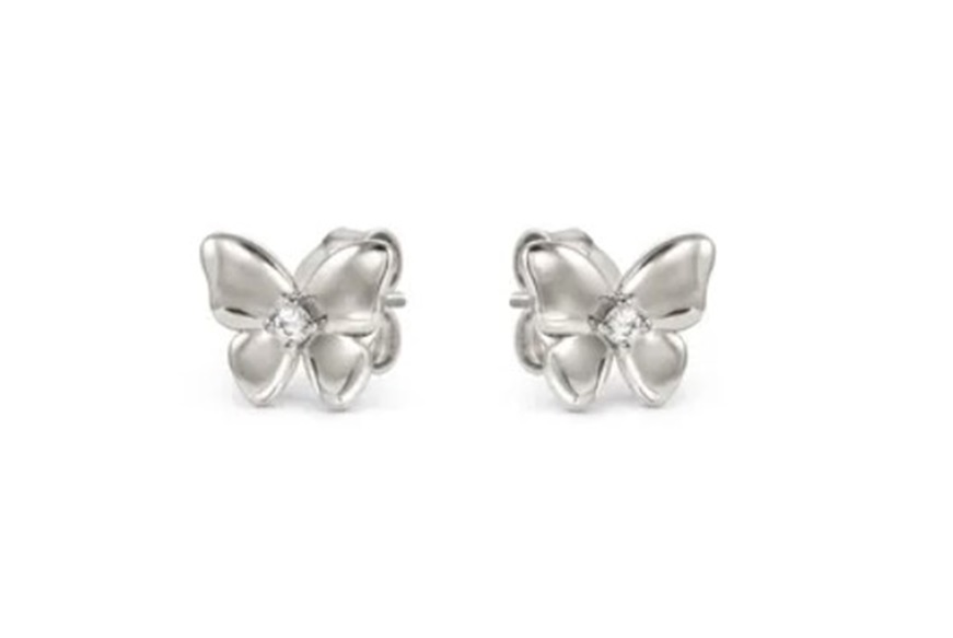 Earrings Sweet Madame silver White Butterfly Nomination