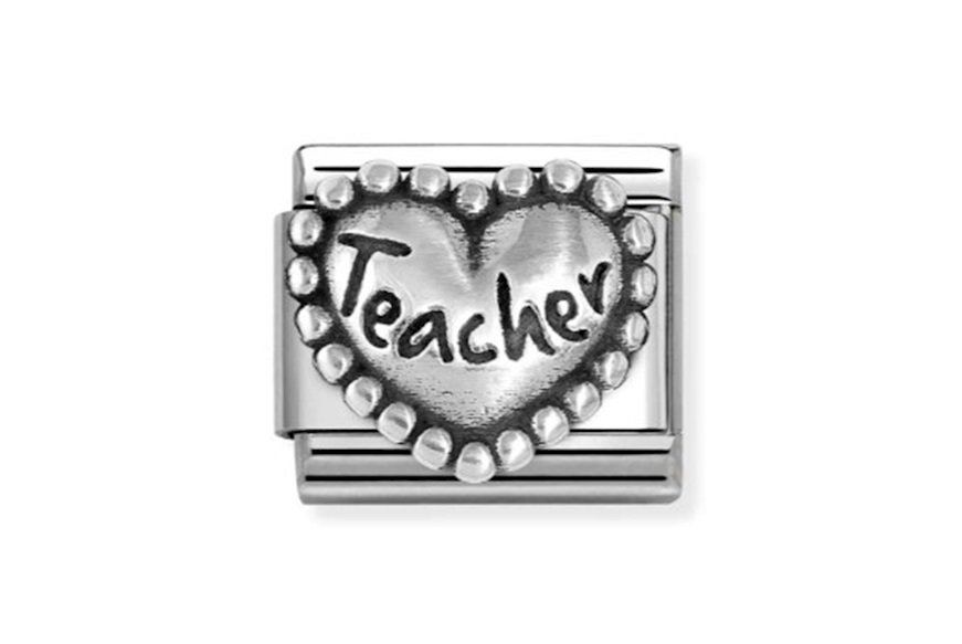 Teacher Heart Composable steel and silver Nomination