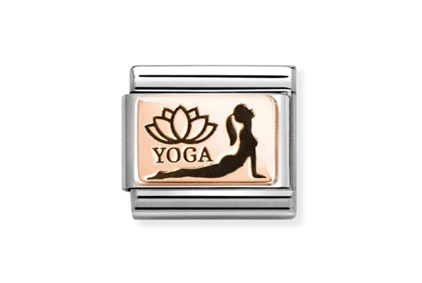 Yoga Profile Composable steel and rosè gold Nomination