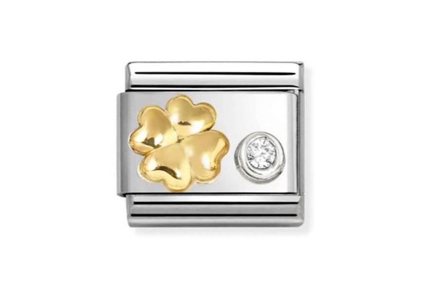 Clover Composable steel gold and zircon Nomination