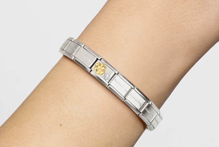 Clover Composable steel gold and zircon Nomination