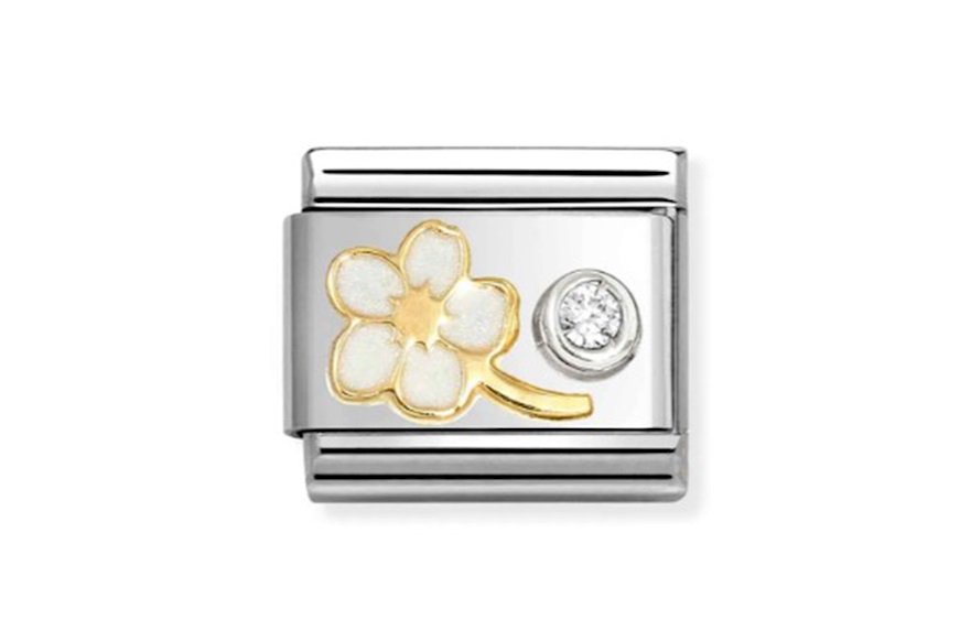 Myosotis Composable steel gold and zircon Nomination