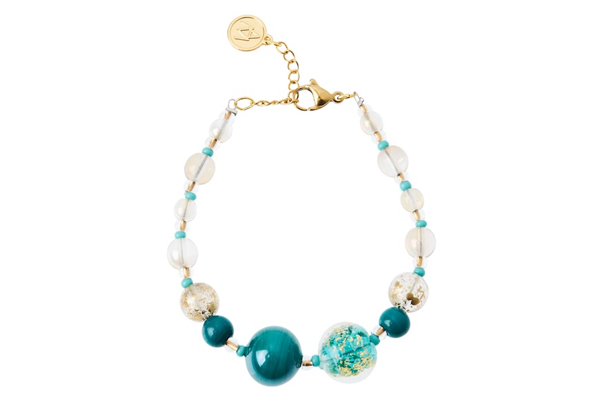 Bracelet Violetta sea green Antica Murrina