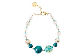 Bracciale Violetta verde marino Antica Murrina
