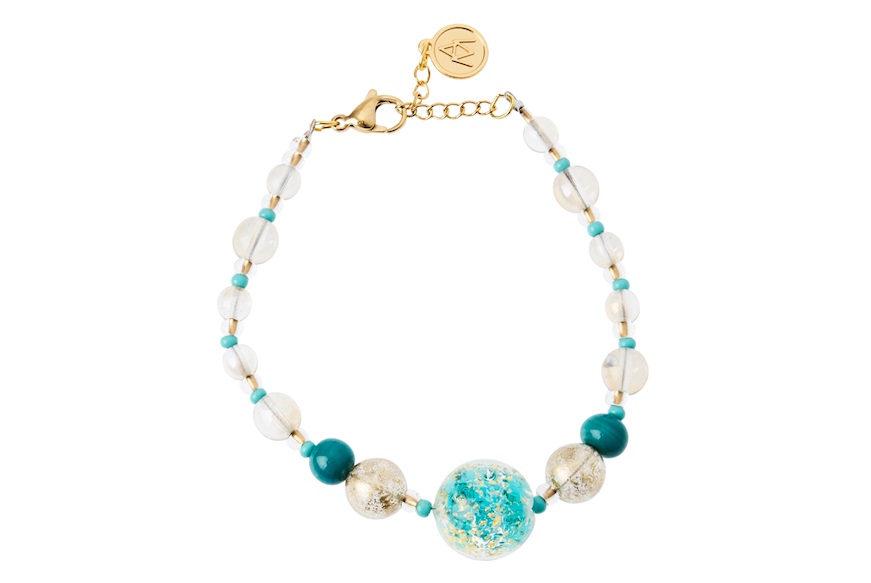 Bracelet Violetta sea green Antica Murrina