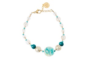 Bracciale Violetta verde marino Antica Murrina