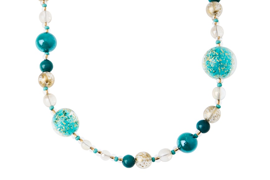 Collana Violetta verde marino Antica Murrina