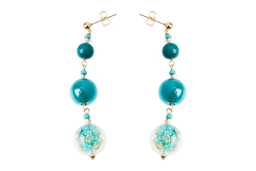 Earrings Violetta sea green Antica Murrina